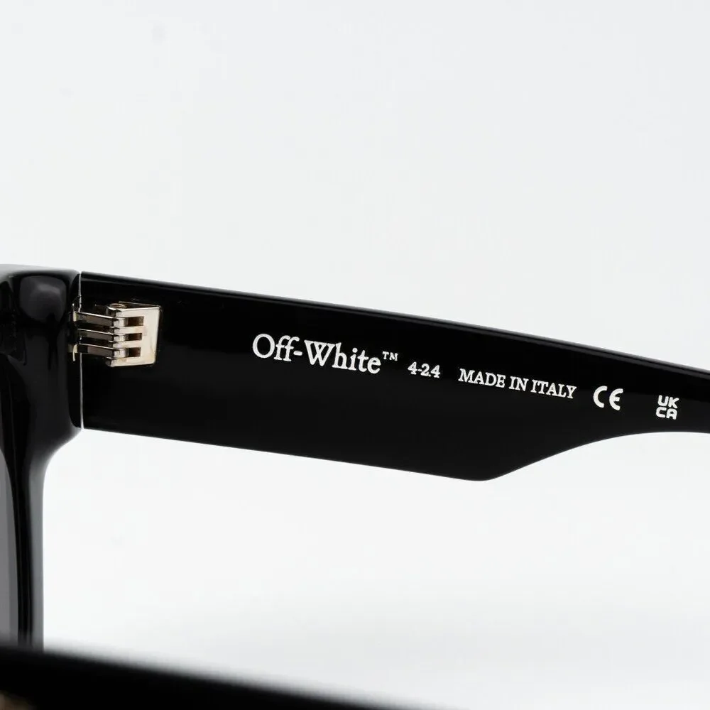 Off-White JACKSON Men Sunglasses Black Grey Square OERI13I JACKSON 1007